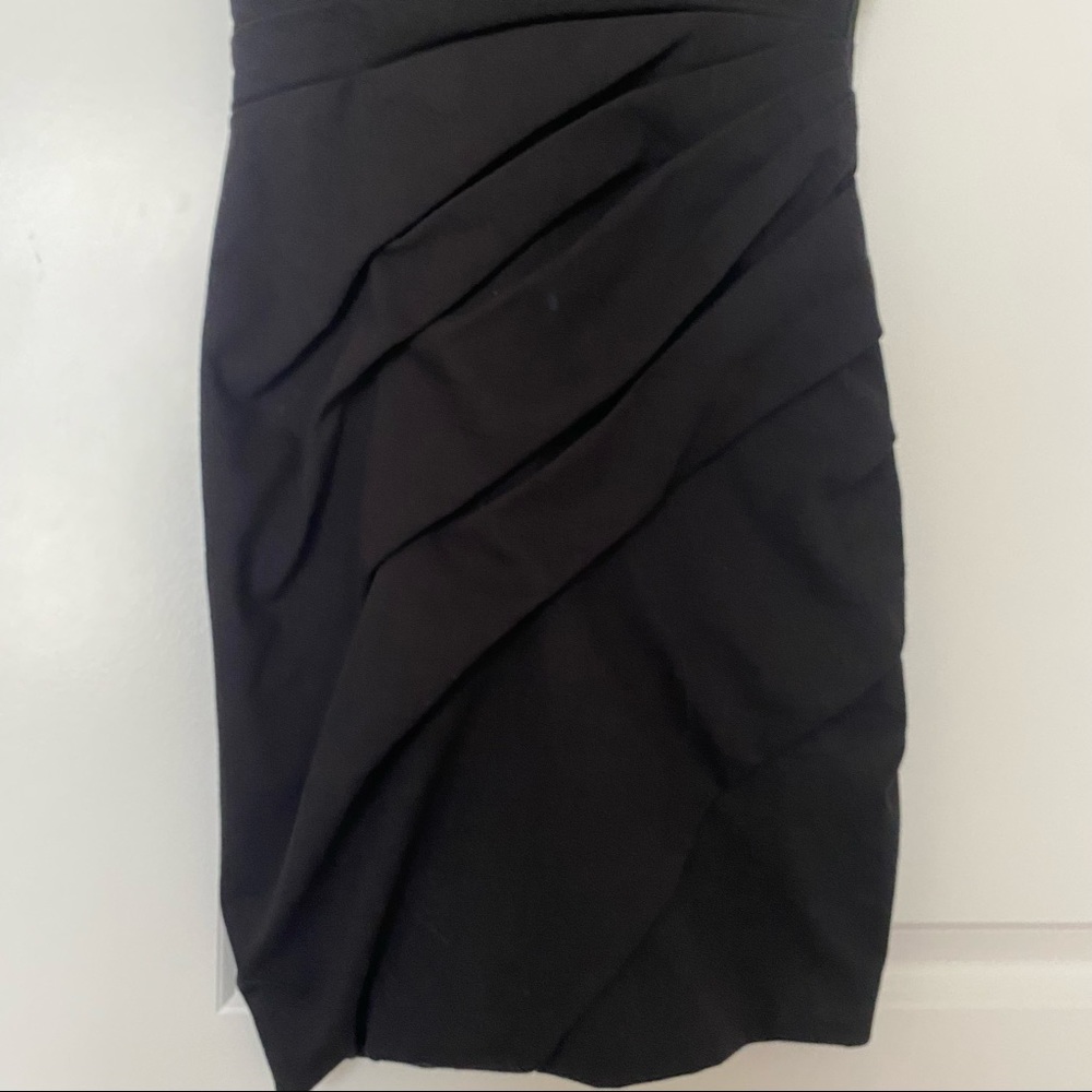 Alexander Wang | Draped Bustier Tee Dress | Black Onyx | Size 2 | NWT - Picture 7 of 9